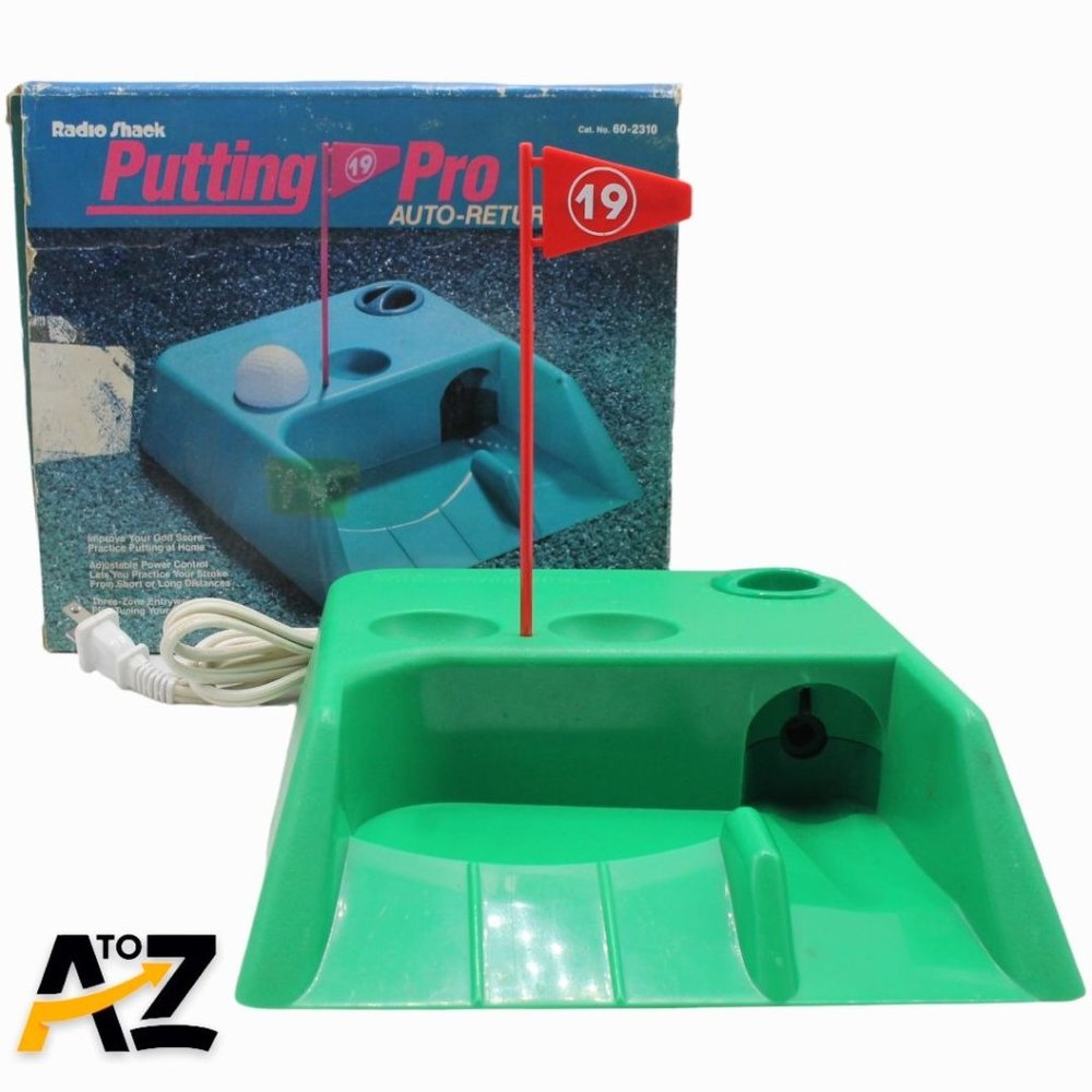 Vintage Radio Shack Putting Pro With Auto-Return Sports Golf